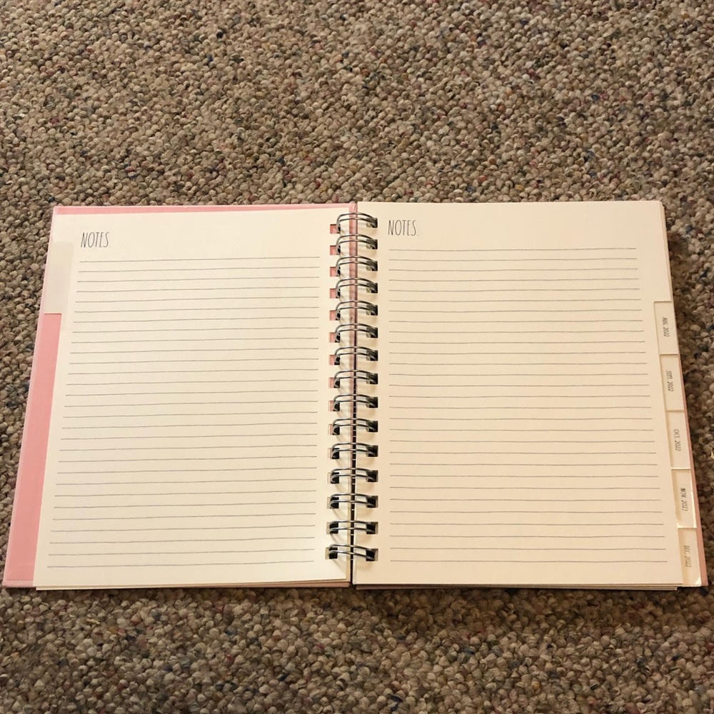 🆕 Rae Dunn MAKE IT HAPPEN Planner 2023 Pink - Picture 8 of 14